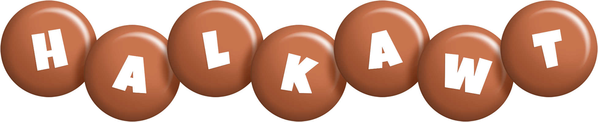 Halkawt candy-brown logo