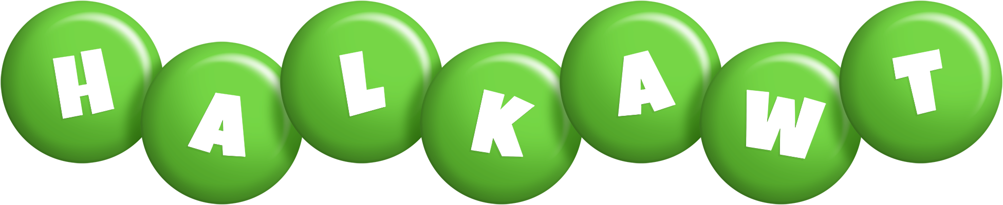 Halkawt candy-green logo