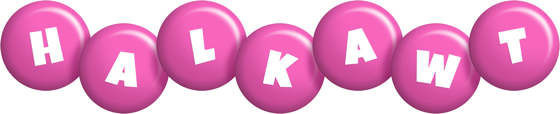 Halkawt candy-pink logo
