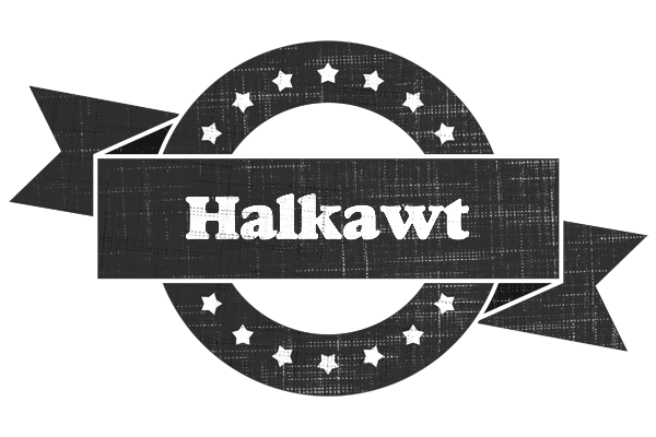 Halkawt grunge logo