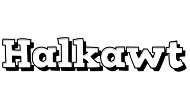 Halkawt snowing logo