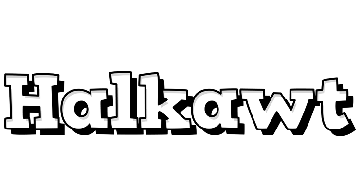 Halkawt snowing logo