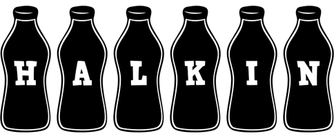 Halkin bottle logo