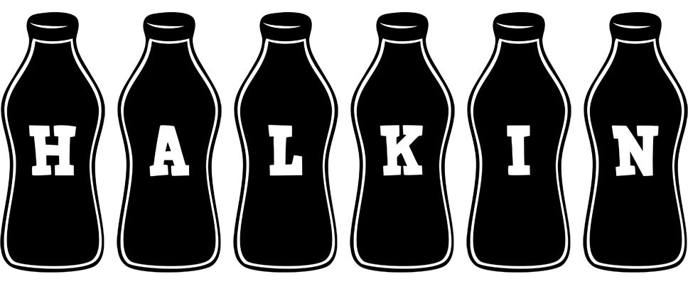 Halkin bottle logo