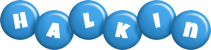 Halkin candy-blue logo