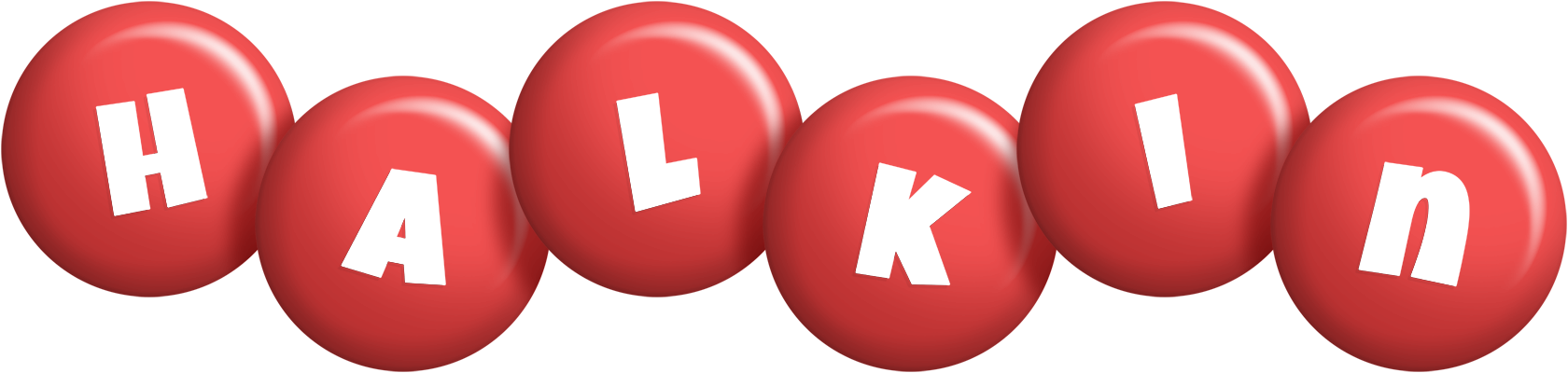 Halkin candy-red logo