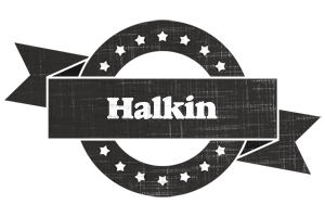 Halkin grunge logo