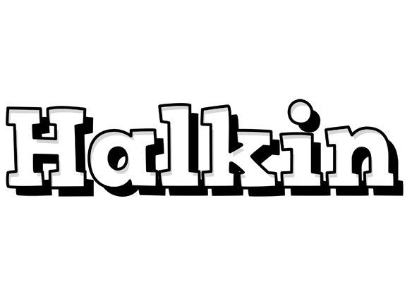Halkin snowing logo