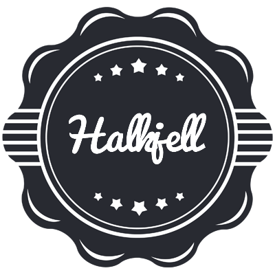 Halkjell badge logo