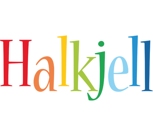 Halkjell birthday logo
