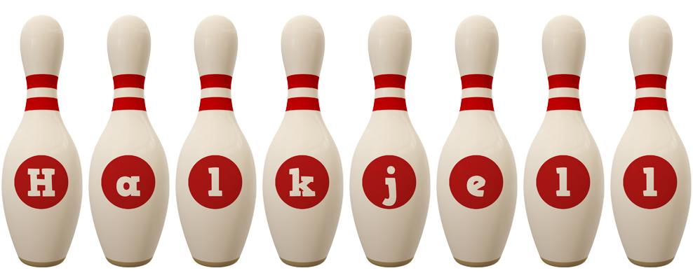 Halkjell bowling-pin logo