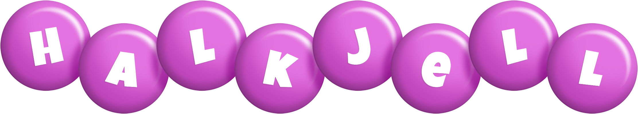 Halkjell candy-purple logo