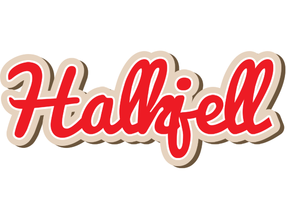 Halkjell chocolate logo