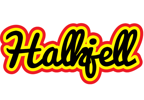 Halkjell flaming logo