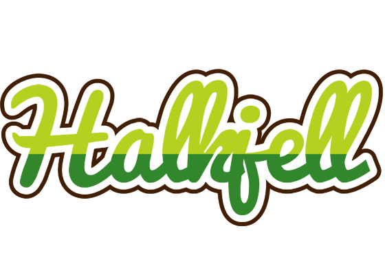 Halkjell golfing logo