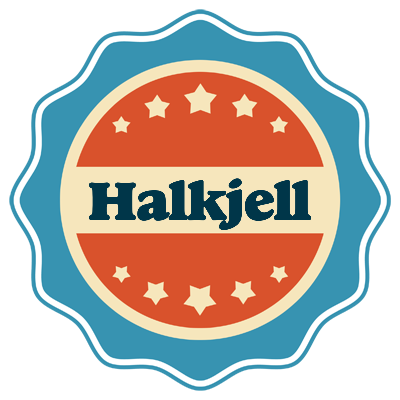 Halkjell labels logo