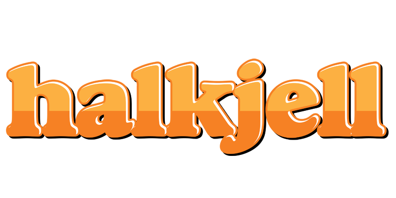 Halkjell orange logo