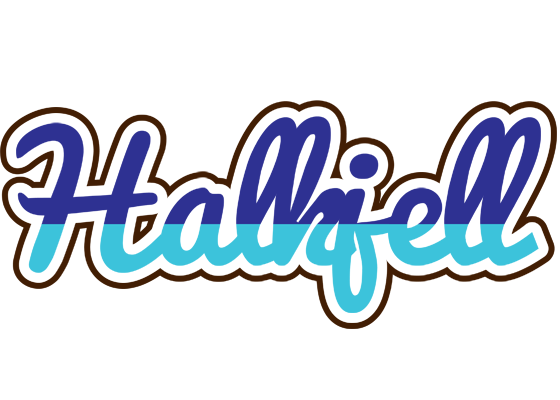 Halkjell raining logo