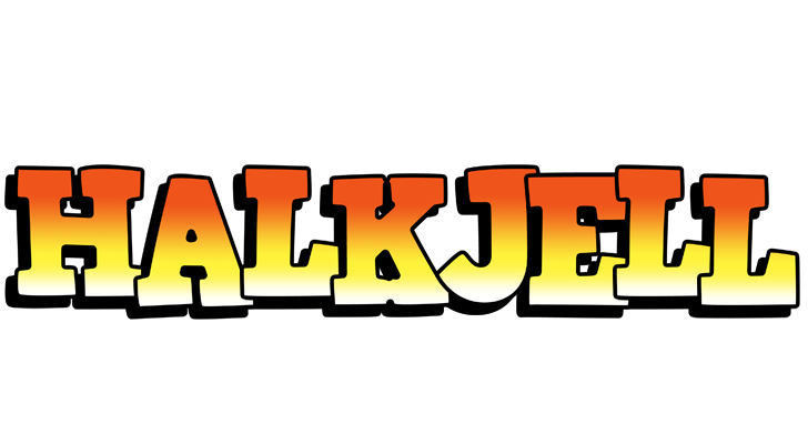 Halkjell sunset logo