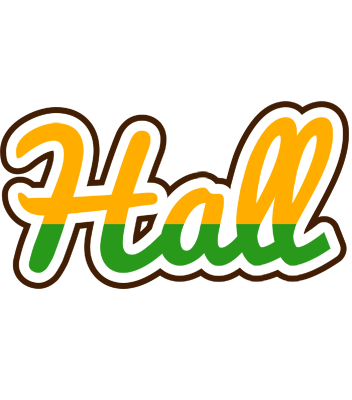 Hall banana logo