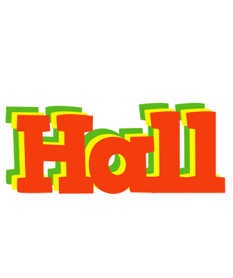 Hall bbq logo