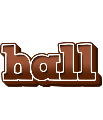 Hall brownie logo