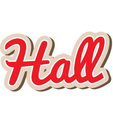 Hall chocolate logo