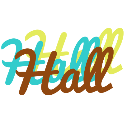 Hall cupcake logo
