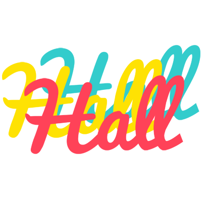 Hall disco logo