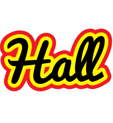 Hall flaming logo