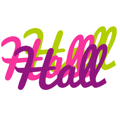 Hall flowers logo