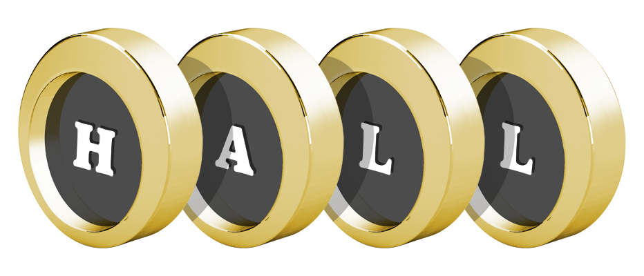 Hall gold logo