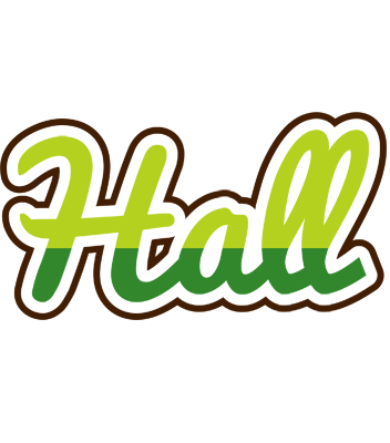 Hall golfing logo