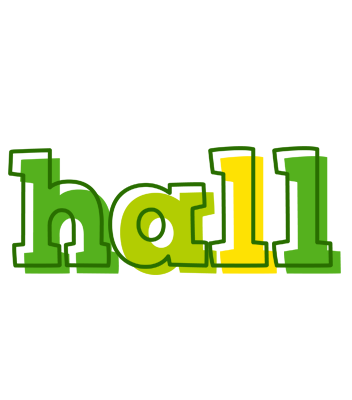 Hall juice logo