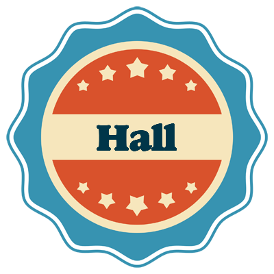 Hall labels logo