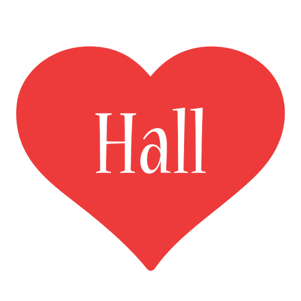 Hall love logo