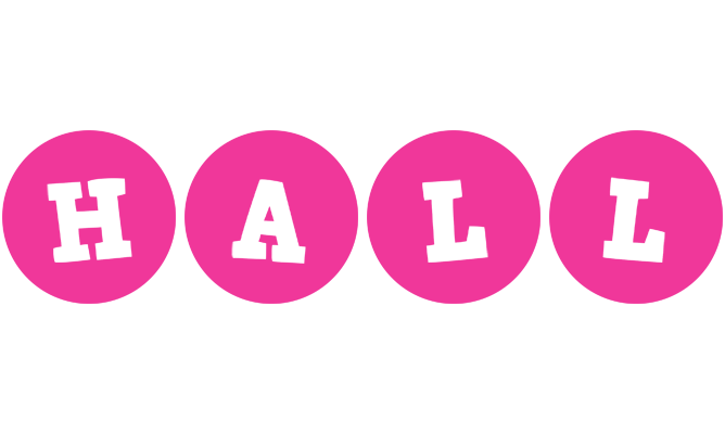 Hall poker logo