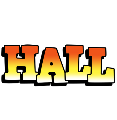 Hall sunset logo