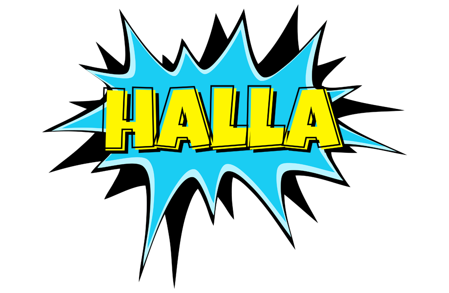 Halla amazing logo