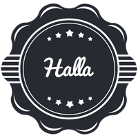 Halla badge logo