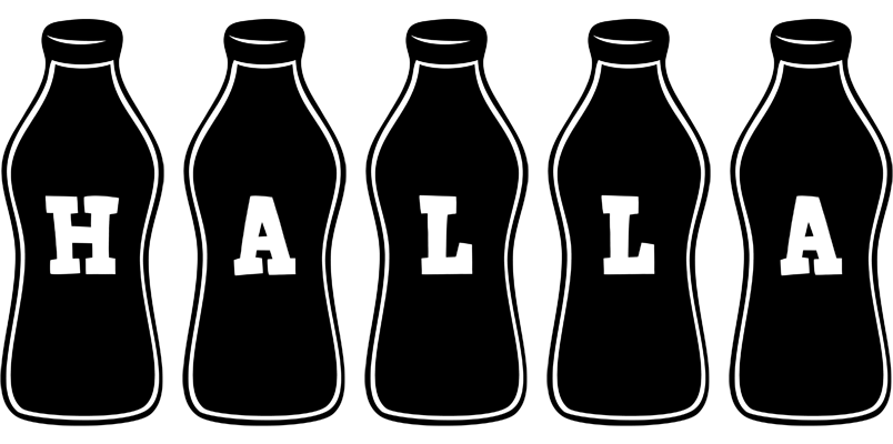 Halla bottle logo
