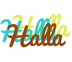 Halla cupcake logo