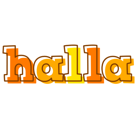 Halla desert logo