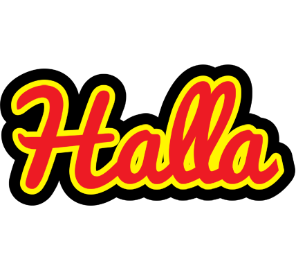 Halla fireman logo