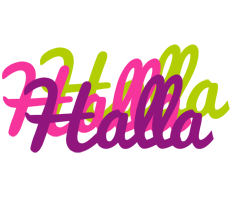 Halla flowers logo