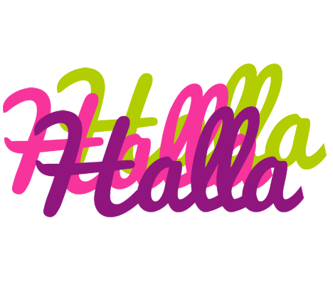 Halla flowers logo