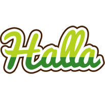 Halla golfing logo