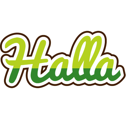 Halla golfing logo