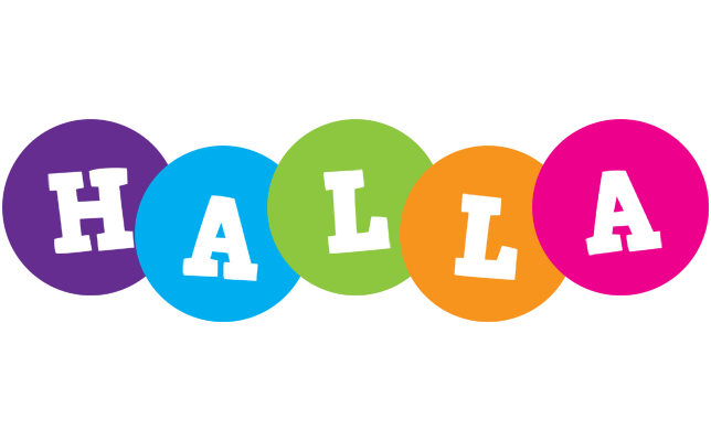 Halla happy logo