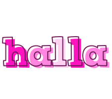 Halla hello logo